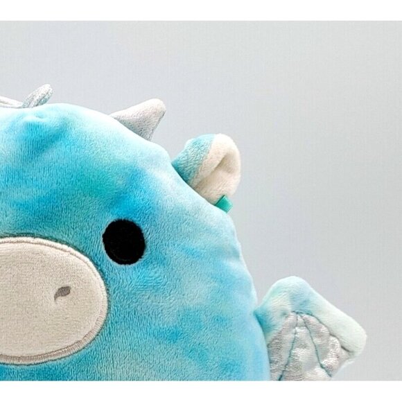 Squishmallow Keith The Blue Tie Dye Dragon 8” Inch Kellytoy Soft Plush - Picture 5 of 5